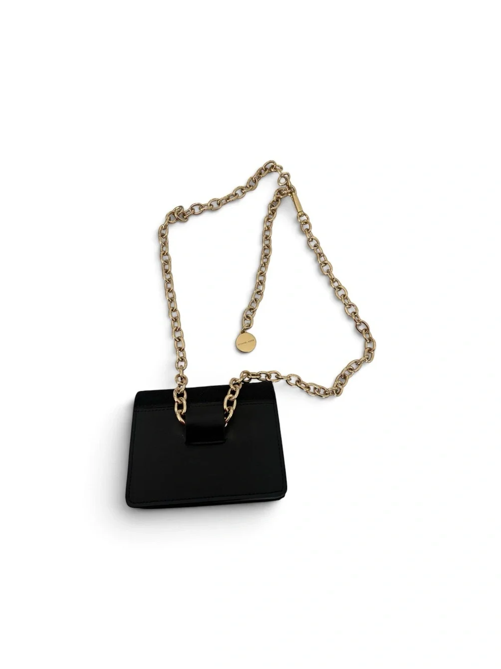 This sleek black Michael Kors Parker convertible shoulder
